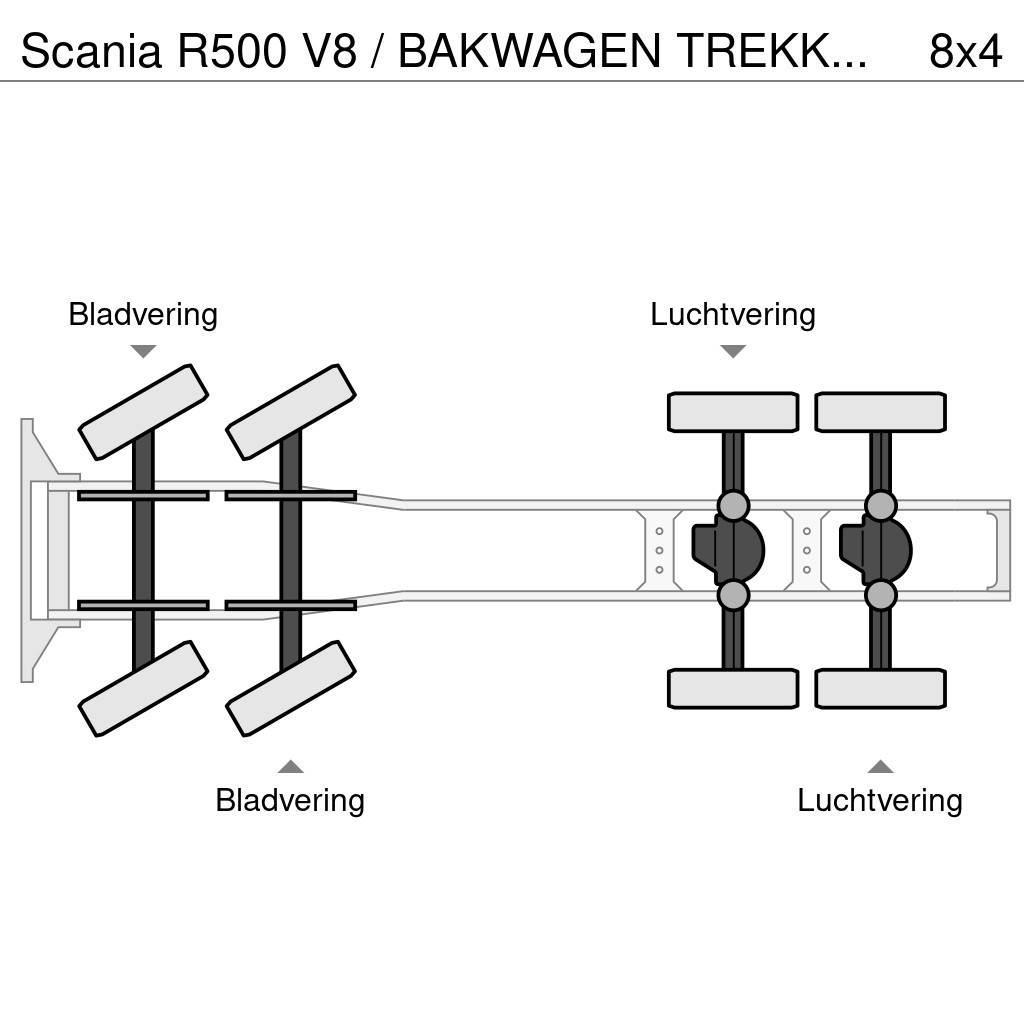 Scania R500 V8 / BAKWAGEN TREKKER COMBI / PALFINGER PK 53 Ťahače
