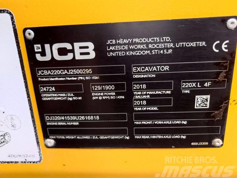 JCB 220X LC Pásové rýpadlá