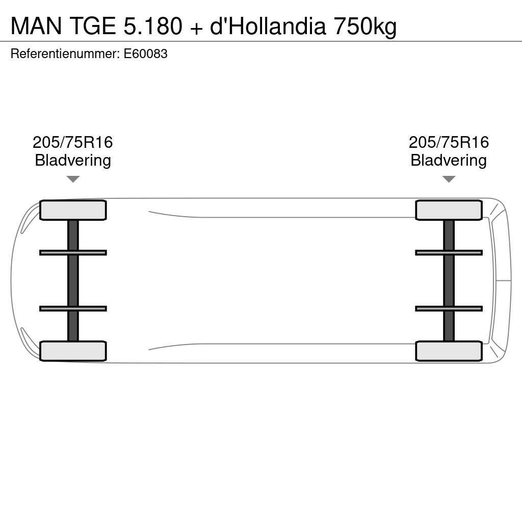 MAN TGE 5.180 + d'Hollandia 750kg Iné