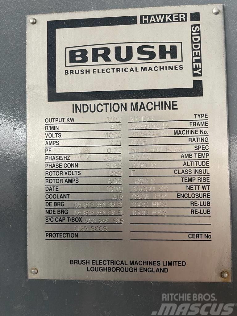  Brush 3100kW Motor Náhradné diely na vŕtacie stroje a stroje na recykláciu a spracovanie odpadu