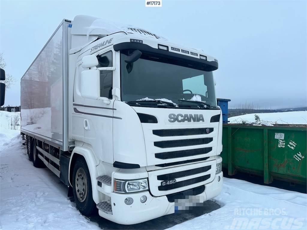 Scania G450 6x2 Box truck w/ fridge/freezer unit. Skriňová nadstavba