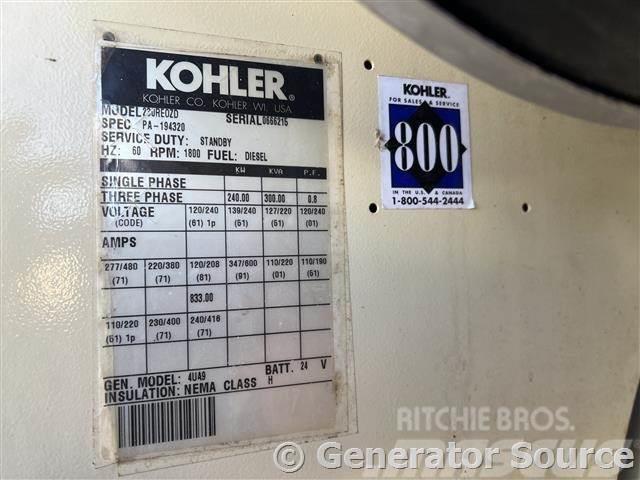 Kohler 240 kW Naftové generátory