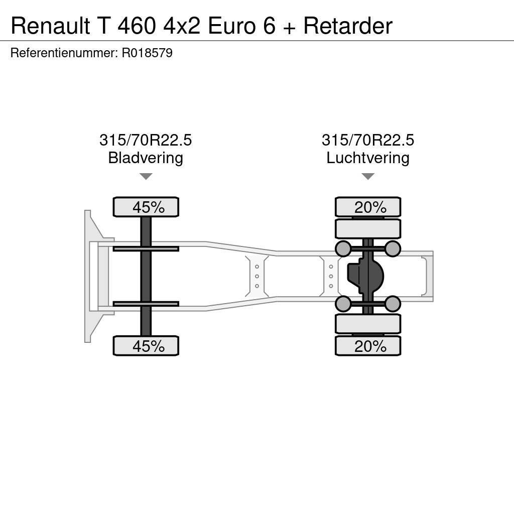 Renault T 460 4x2 Euro 6 + Retarder Ťahače