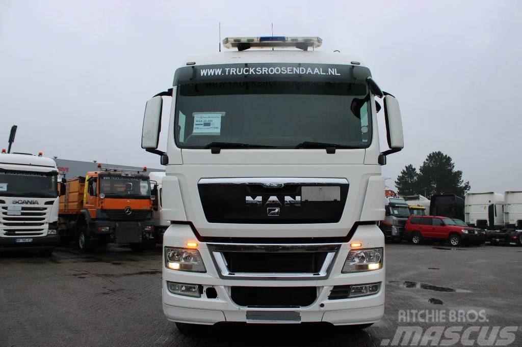 MAN TGX 26.440 + EURO 5 + Right Hand Drive Plošinové nákladné automobily/nákladné automobily so sklápacími bočnicami
