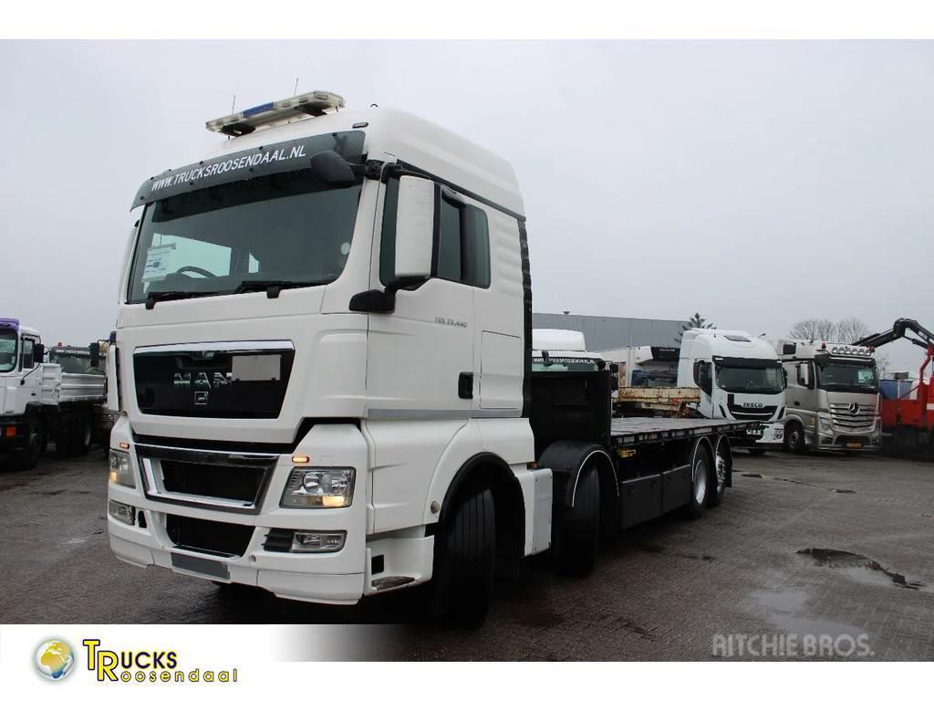 MAN TGX 26.440 + EURO 5 + Right Hand Drive Plošinové nákladné automobily/nákladné automobily so sklápacími bočnicami