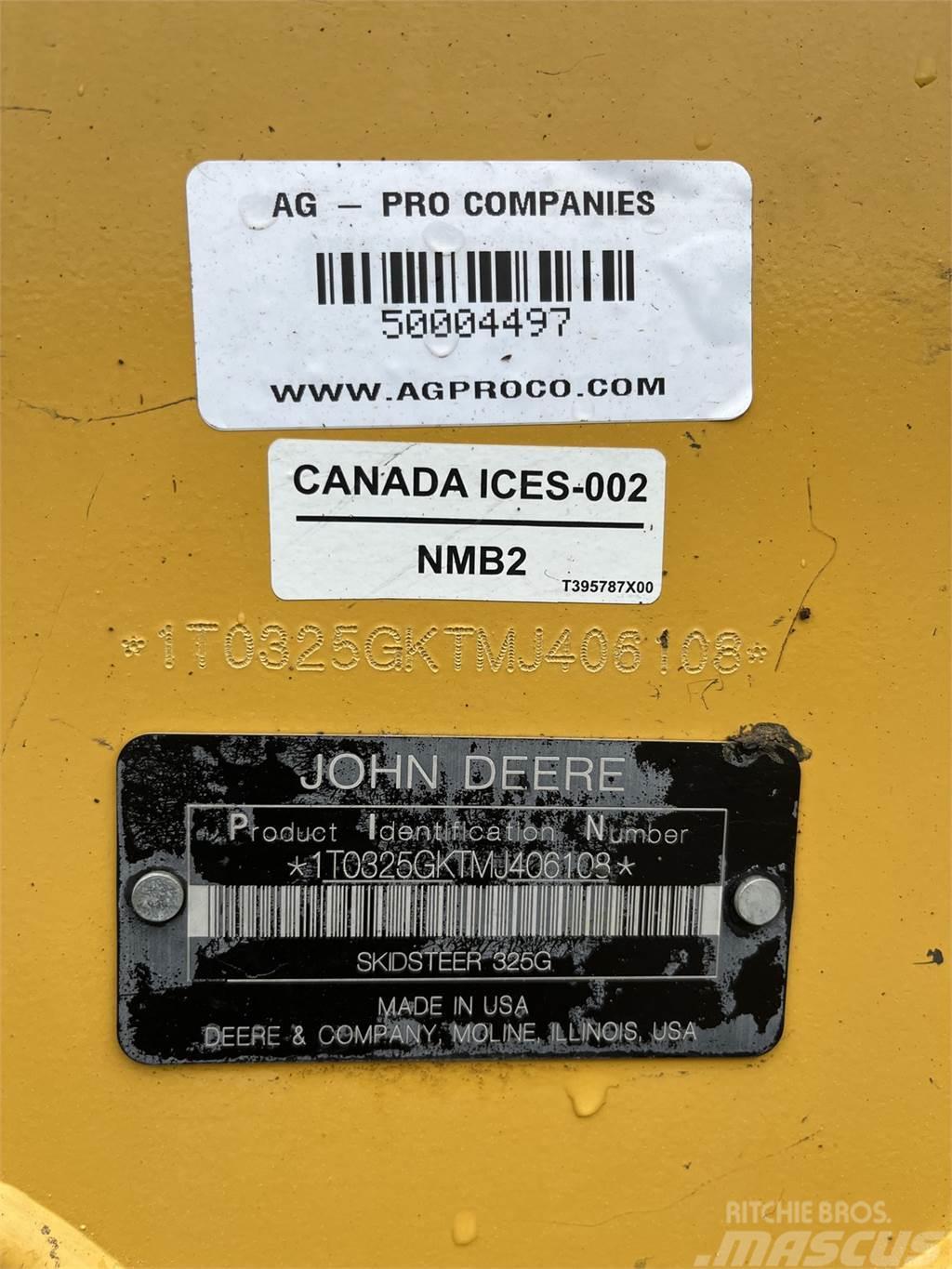 John Deere 325G Mini loaders