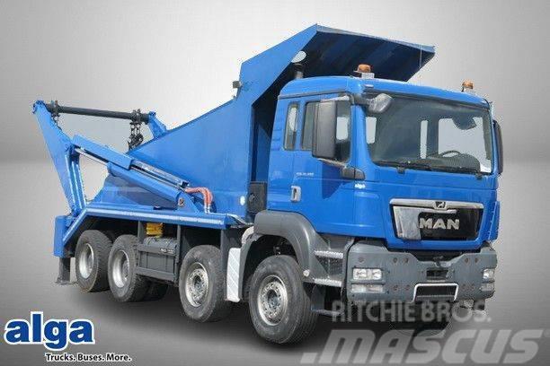 MAN 41.480 TGS 8x4, gr. Federpaket, 37tkm, 4-Achser Cable lift demountable trucks