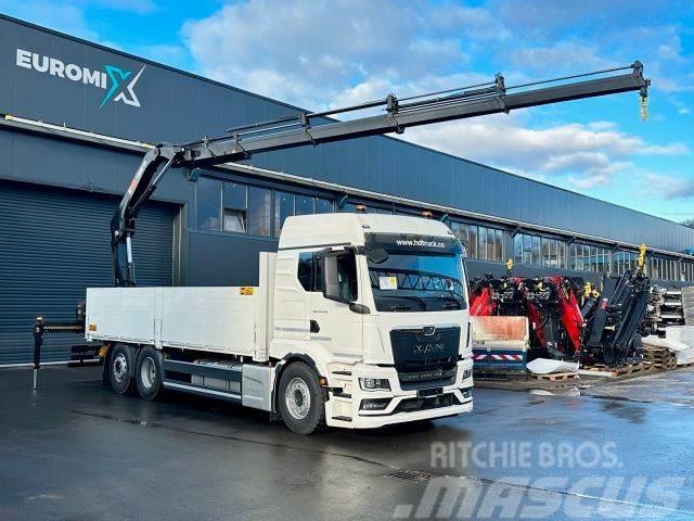 MAN TGS 26.470 6X2 Euro6 Retarder HIAB 228 - 4 Plošinové nákladné automobily/nákladné automobily so sklápacími bočnicami