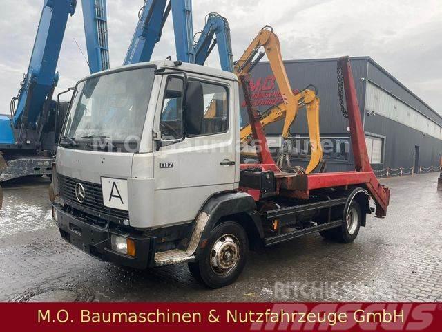 Mercedes-Benz 817 K / Absetzkipper / 7,49 t / Euro 2 / Cable lift demountable trucks