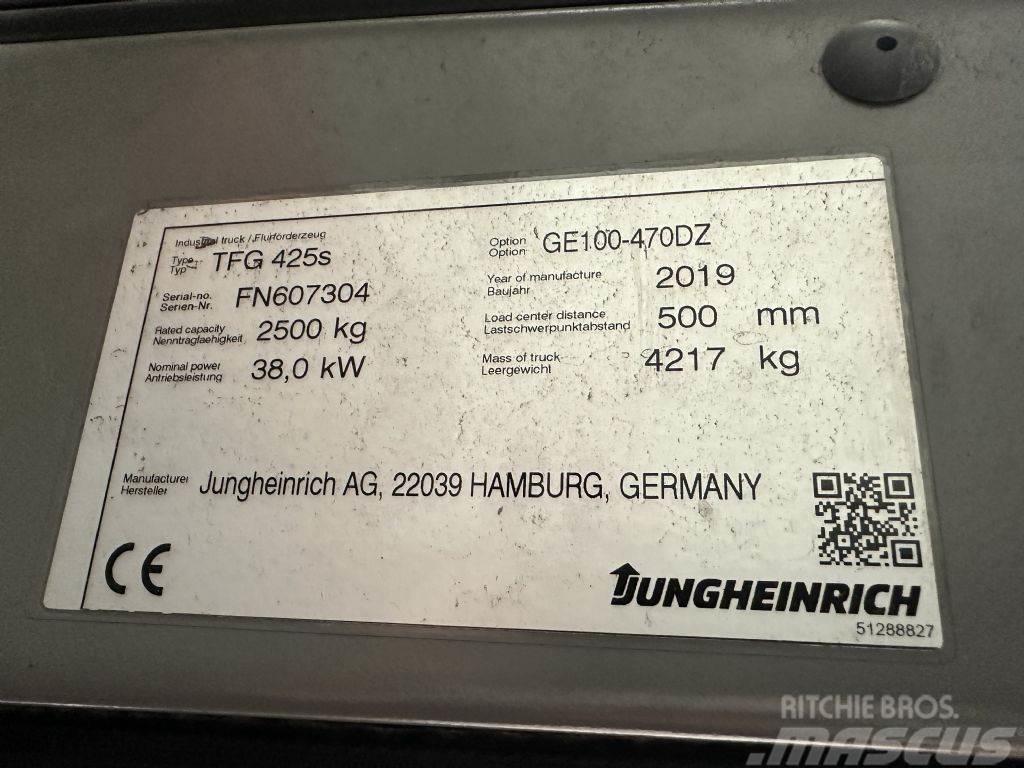 Jungheinrich TFG 425s - TRIPLEX 4,7 m LPG vozíky