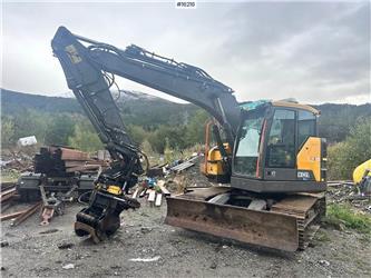 Volvo ECR145 Crawler Excavator w/ Rototilt w/ Grab and C