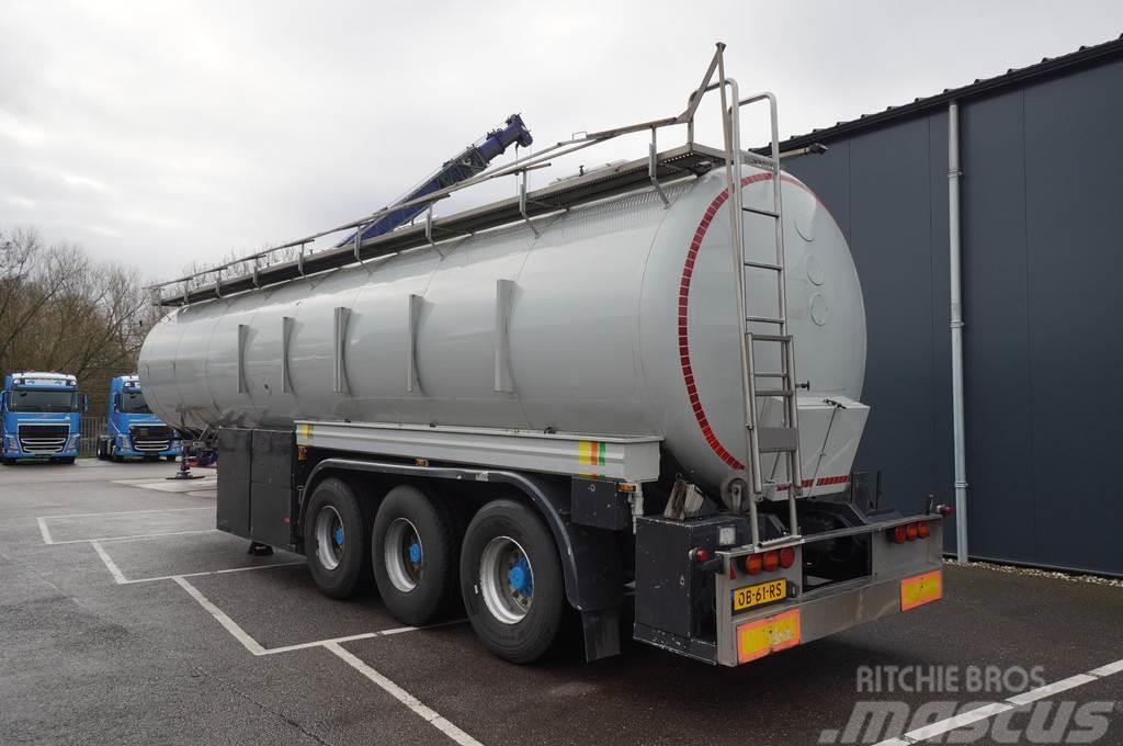 Dijkstra 3 AXLE TANK TRAILER 36 M3 Tanker semi-trailers