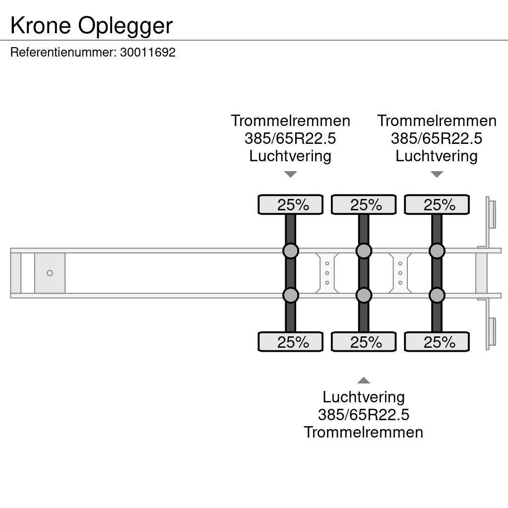Krone Oplegger Curtainsider semi-trailers