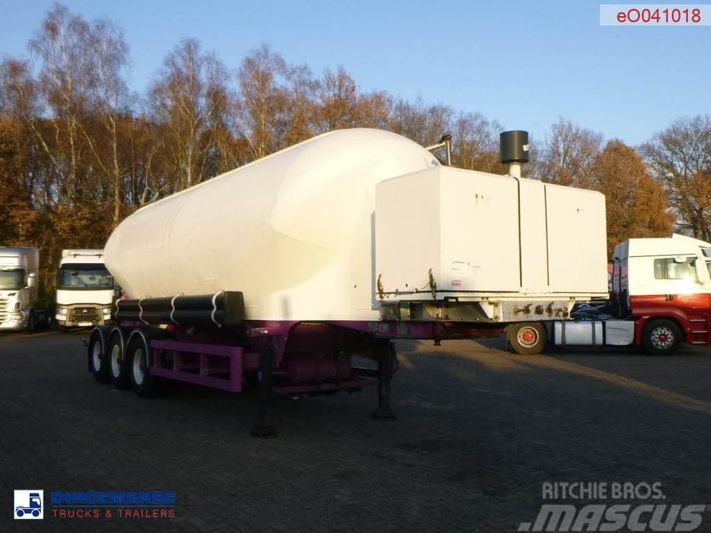 Spitzer Powder tank alu 37 m3 + engine/compressor Tanker semi-trailers