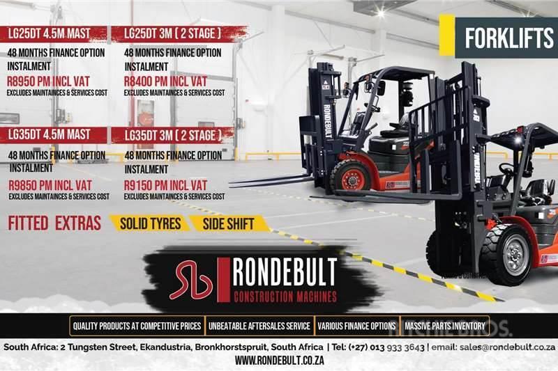  Rondebult LG25DT(4.5M) FORKLIFT Forklift trucks - others