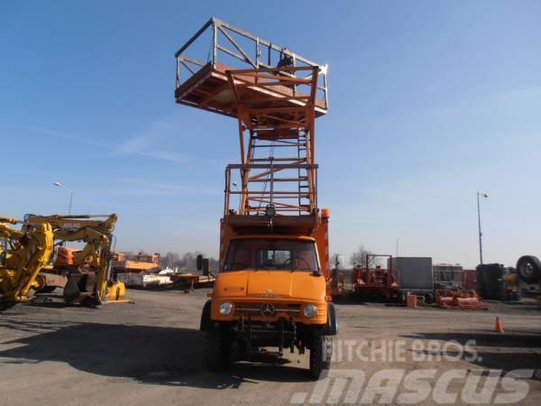 Unimog PODNOŚNIK KZW MPK POGOTOWIE SIECIOWE Truck & Van mounted aerial platforms