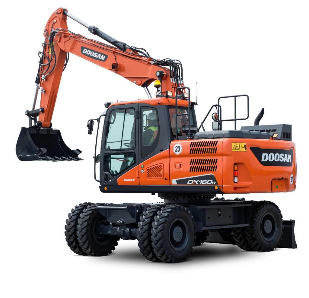 Doosan Hjulgrävare 16 ton - DOOSAN DX160W-5 Wheeled excavators