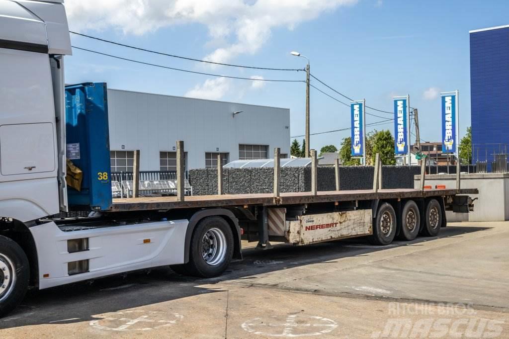 Krone SD27-39000 KG MTM Flatbed/Dropside semi-trailers