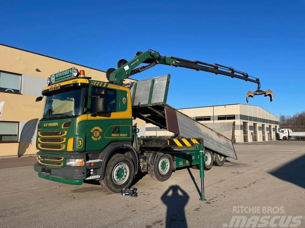 Scania G480 8x2*4 + HMF 2420 Crane Crane trucks