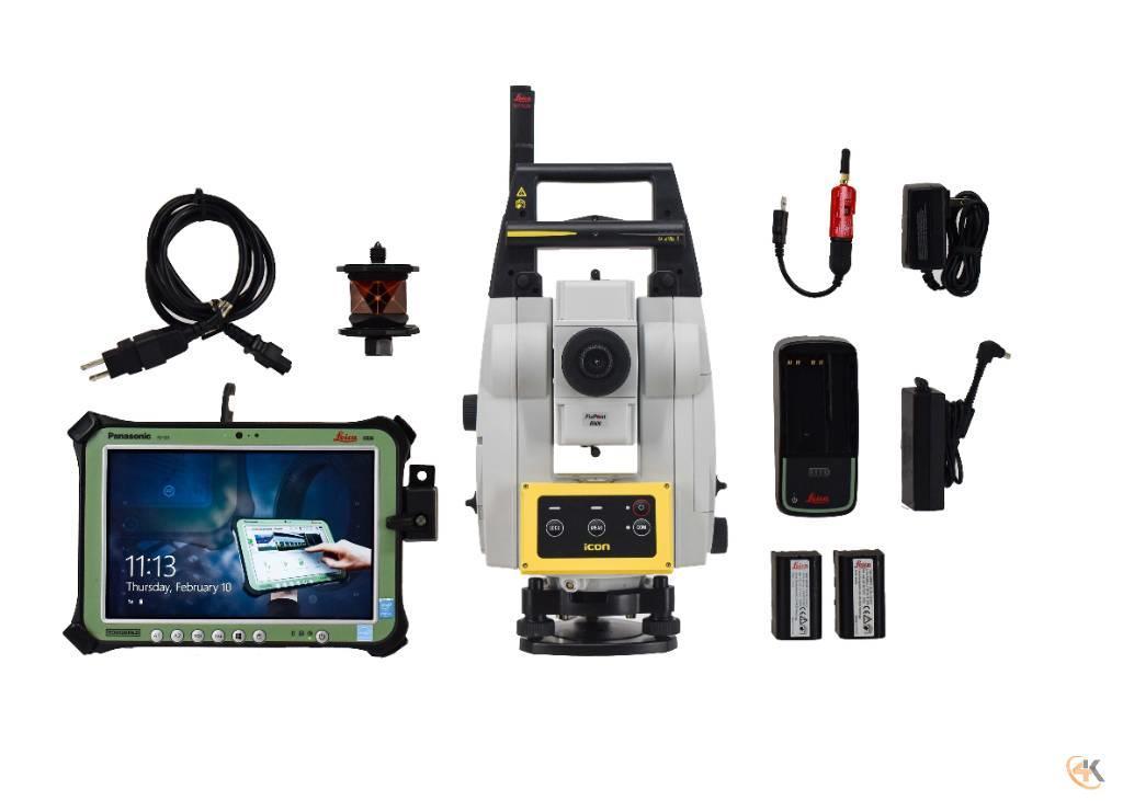 Leica Used iCR70 5" Robotic Total Station w/ CS35 & iCON Other components