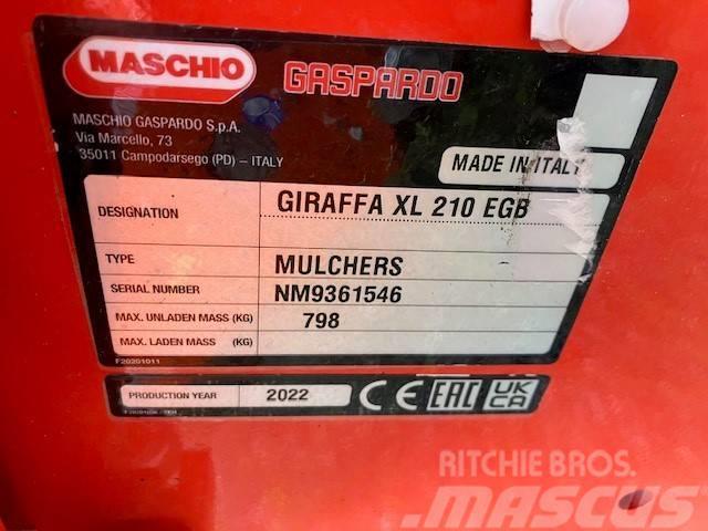Maschio Giraffa 210 SE HD H-Slagor Pasture mowers and toppers