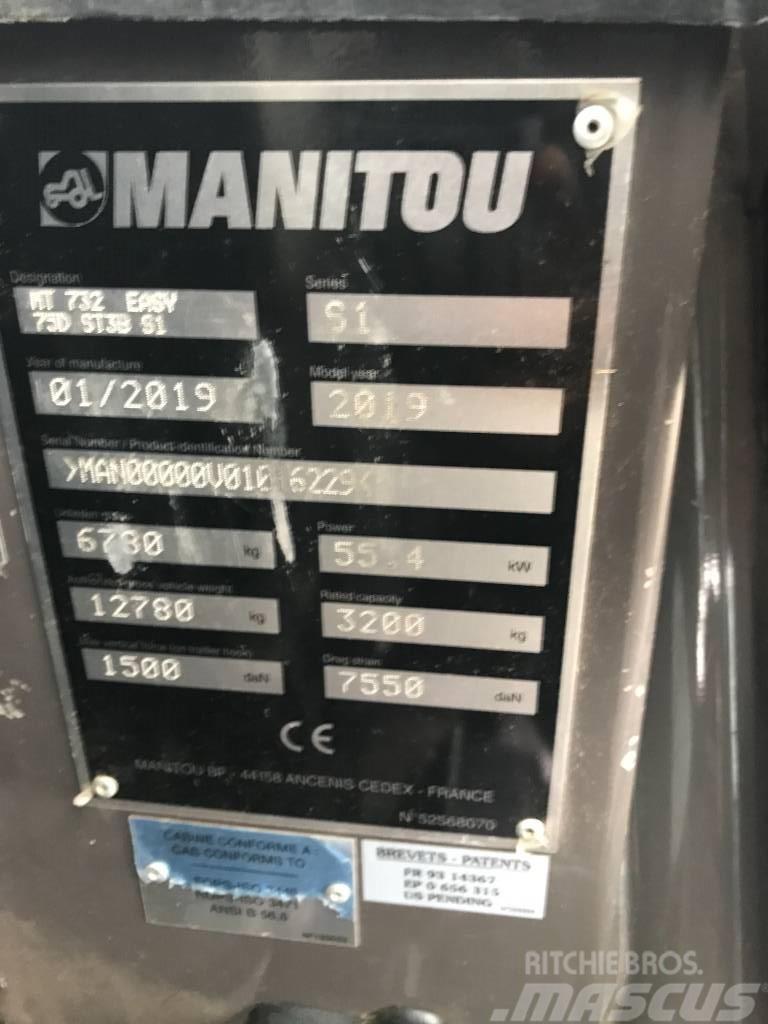 Manitou MT 732 EASY 75HP Telescopic handlers