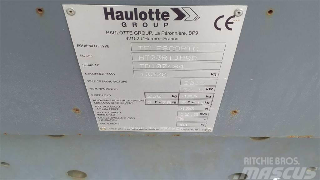 Haulotte HT23RTJ Telescopic boom lifts