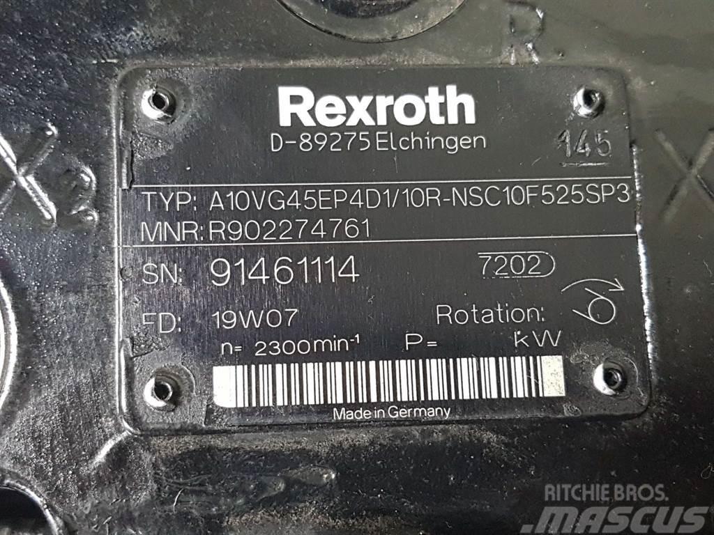 Rexroth A10VG45EP4D1/10R-Drive pump/Fahrpumpe/Rijpomp Hydraulics