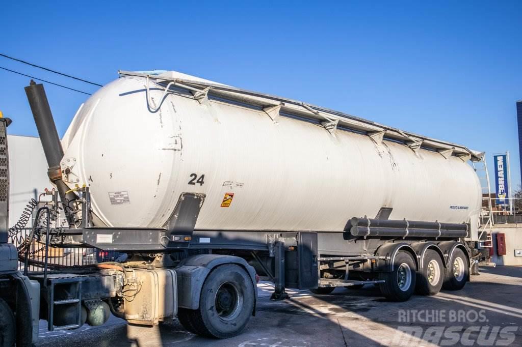 Spitzer Silo EUROVRAC SK 2460 PULVE/60M³/5COMP Tanker semi-trailers