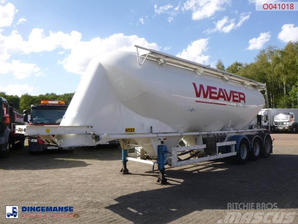 Spitzer Powder tank alu 43 m3 / 1 comp Tanker semi-trailers