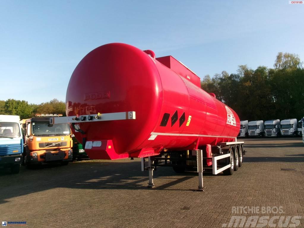 Cobo Bitumen tank inox 34 m3 / 1 comp Tanker semi-trailers