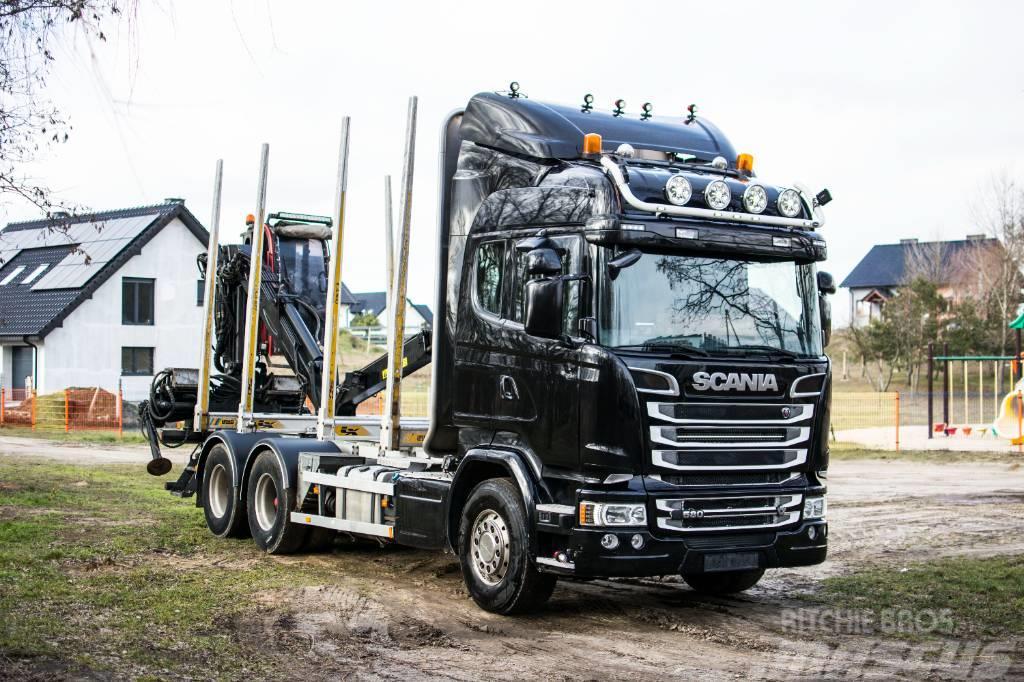 Scania R580 Timber trucks