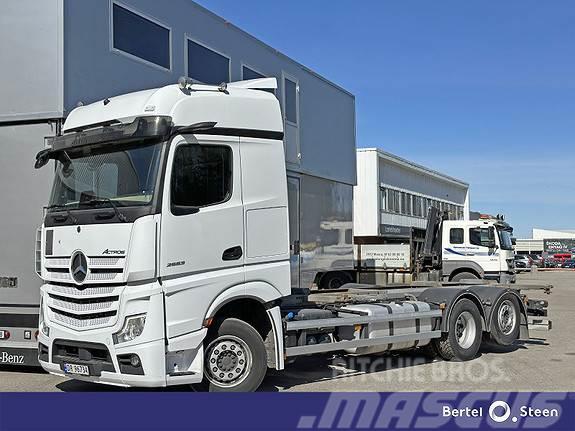 Mercedes-Benz Actros 2553L/49 6x2 velholdt, drivlinjegaranti Container Frame trucks