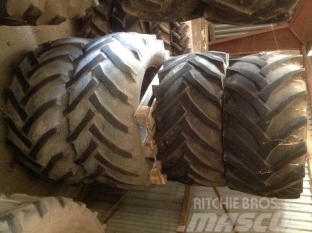 Trelleborg 4 stk. komplette Twin hjul for MF 650/60X38+600/55 Tyres, wheels and rims