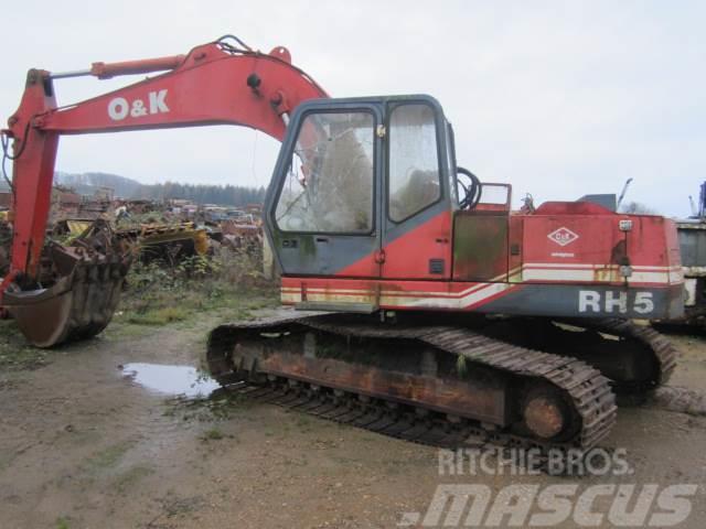 O&K RH5 gravemaskine til ophug Crawler excavators