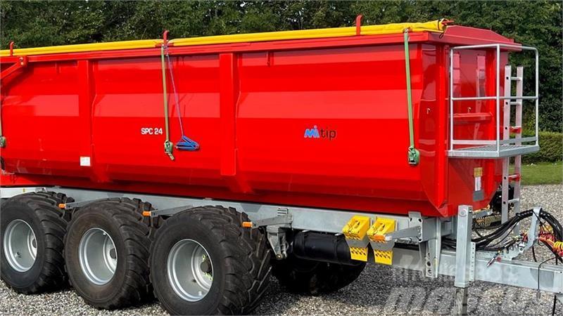 Mi Tip SPC 24 60 cm kornsider kan tilkøbes, hermed Tipper trailers