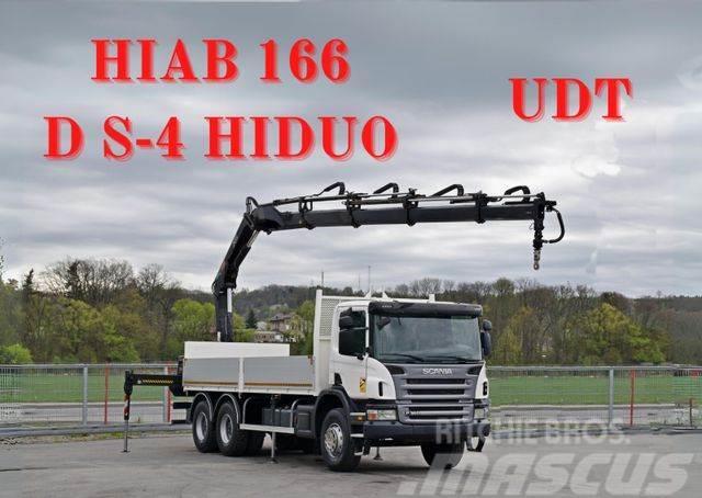 Scania P 360 * HIAB 166D S-4 HIDUO/FUNK * 6x4 Crane trucks