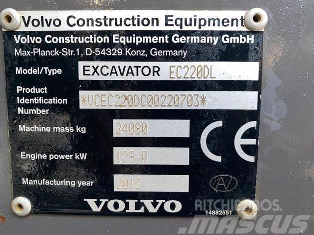 Volvo EC220 DL **BJ2013 *12558H/LASER Topcon *TOP* Crawler excavators