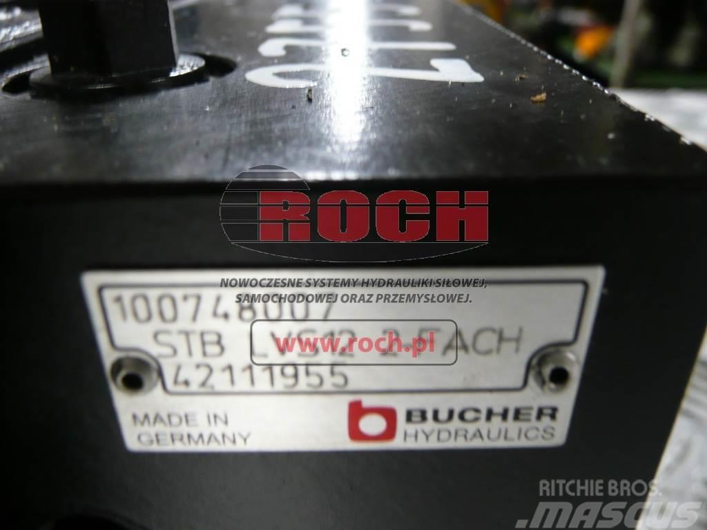 Bucher HYDRAULICS 100748007 STB LVS12 2-FACH 42111955 - 2 Hydraulics