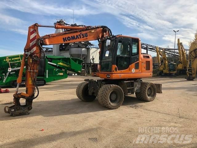 Komatsu PW148-10 Kolesové rýpadlá