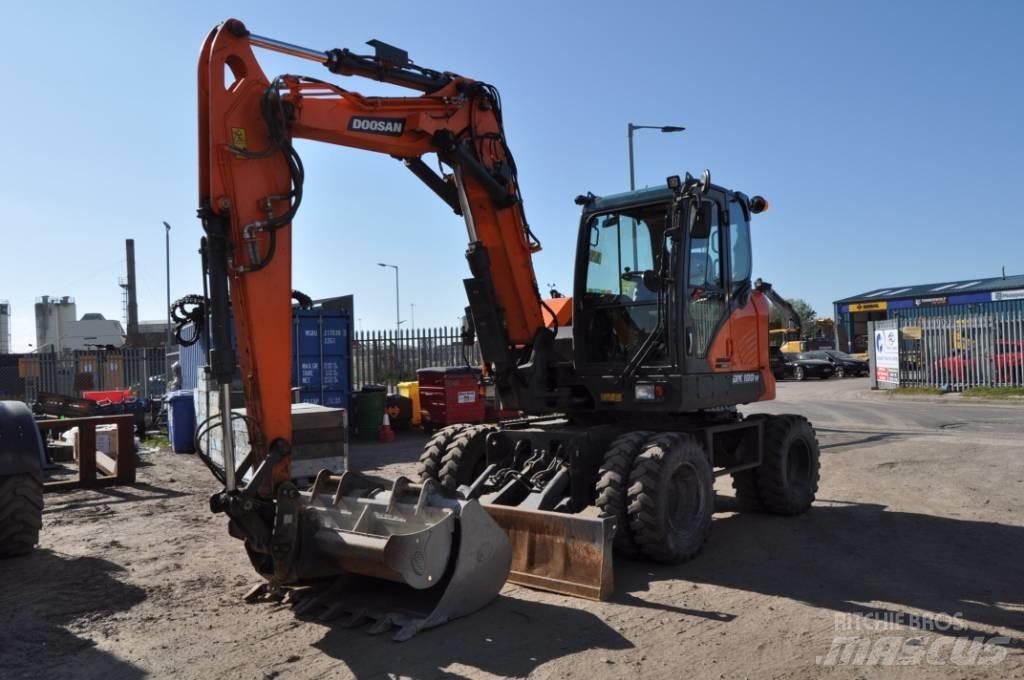 Doosan DX 100-7 Kolesové rýpadlá
