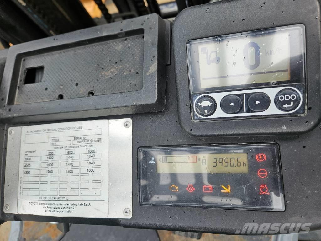 Toyota 8FGF18F LPG vozíky