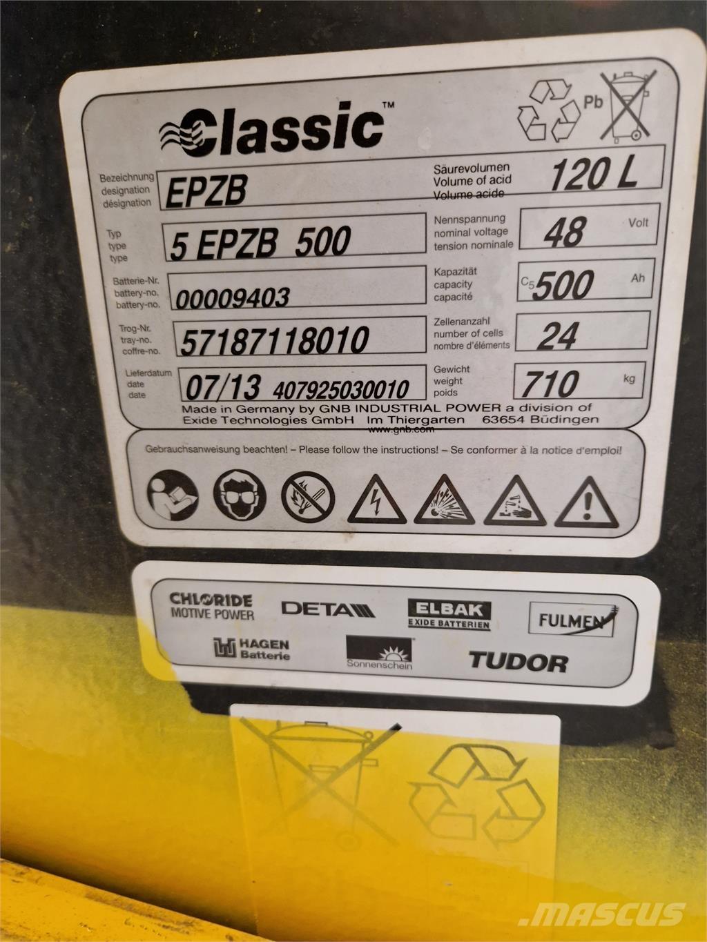 Atlet AS1N1L15T Akumulátorové vozíky