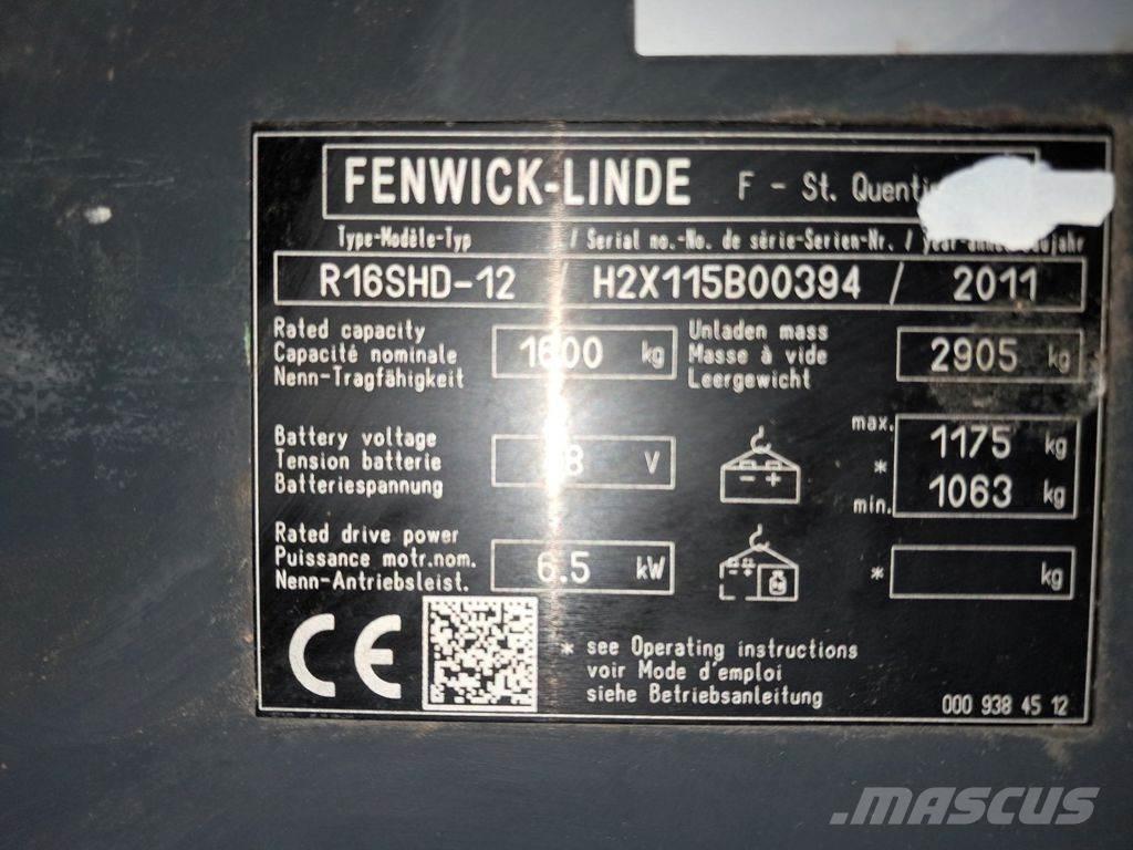 Linde R16SHD-12 Retraky