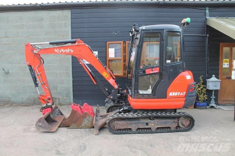 Kubota KX 61-3 Mini rýpadlá < 7t