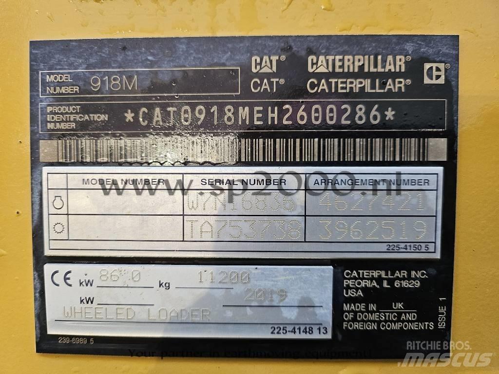 CAT 918 M Kolesové nakladače