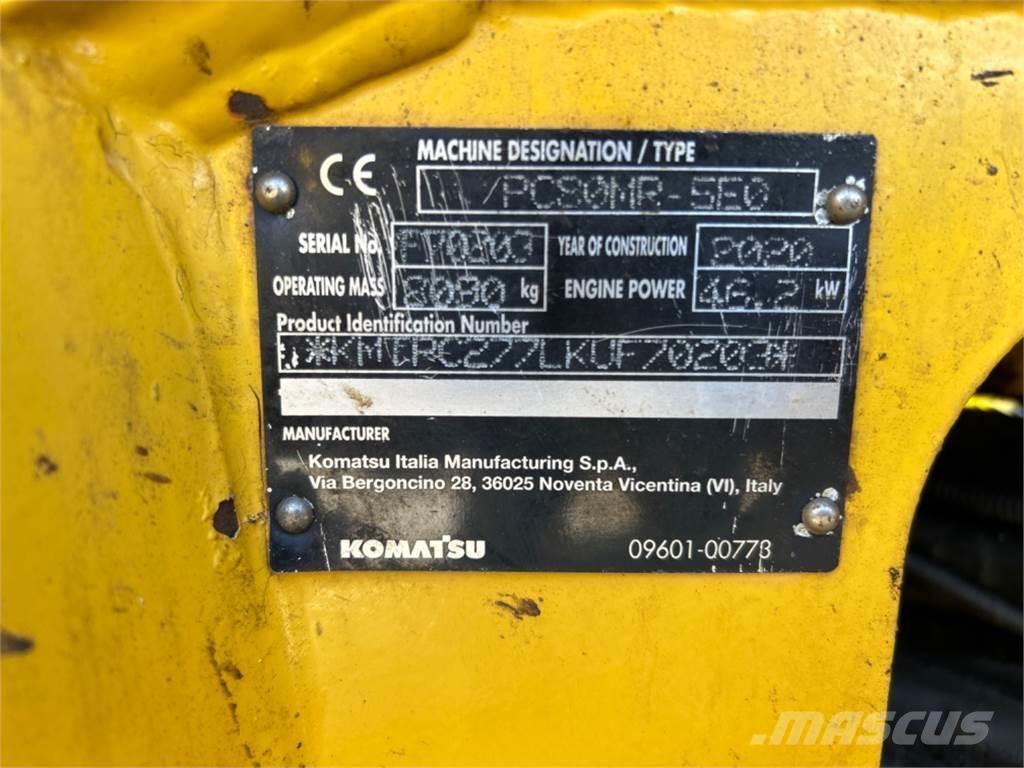 Komatsu PC80 MR Midi rýpadlá 7 t - 12 t