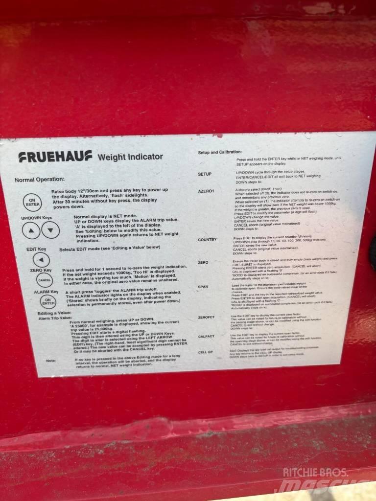 Fruehauf Halfpipe Sklápacie návesy