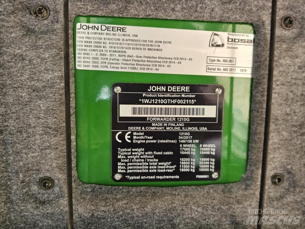 John Deere 1210 G Harvestory