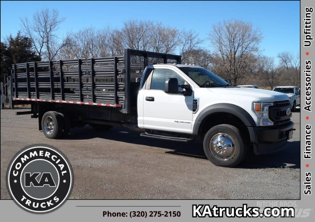 Ford F 450 XL SD Plošinové nákladné automobily/nákladné automobily so sklápacími bočnicami